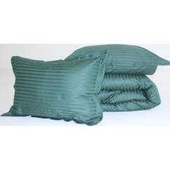 Постельное белье MirSon SatinStripe 30-0017Green 160х220 Полуторний Євро Фото 8