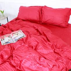 Постельное белье MirSon SatinStripe 30-0018Red 110х140 Детский Фото 1