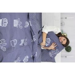 Постельное белье MirSon Бязь Premium 17-0300 Singapore 143х210 Фото 3