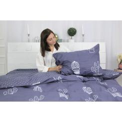 Постельное белье MirSon Бязь Premium 17-0300 Singapore 143х210 Фото 6