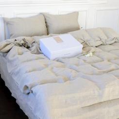 Постельное белье MirSon Лен Grey sky 200х220 Фото 11