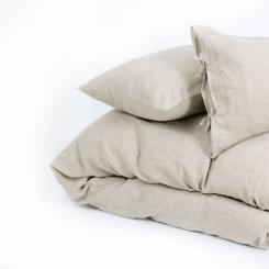 Постельное белье MirSon Лен Grey sky 200х220 Фото 7