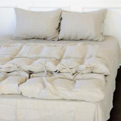 Постельное белье MirSon Лен Grey sky 110х140 Фото 2