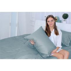 Постельное белье MirSon Сатин 0843 Grey Blue 200х220 Фото 1
