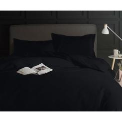 Постельное белье MirSon Сатин 0848 Blue Black 2х143х210 Фото
