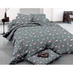Постельное белье MirSon Сатин 22-1289-1 Flamingo 160х220 Фото