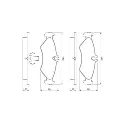 Тормозные колодки Bosch 0 986 424 463 Фото 3