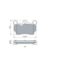 Тормозные колодки Bosch 0 986 424 741 Фото 3