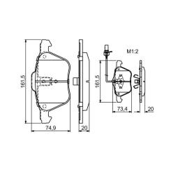 Тормозные колодки Bosch 0 986 424 777 Фото 5