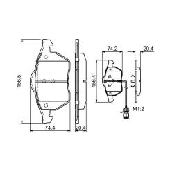 Тормозные колодки Bosch 0 986 460 937 Фото