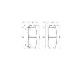 Тормозные колодки Bosch 0 986 461 768 Фото 3