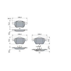 Тормозные колодки Bosch 0 986 494 018 Фото 2