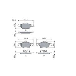 Тормозные колодки Bosch 0 986 494 101 Фото 4