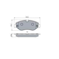 Тормозные колодки Bosch 0 986 494 121 Фото 2