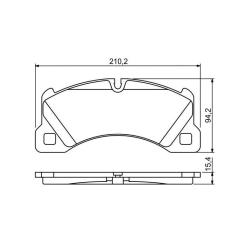 Тормозные колодки Bosch 0 986 494 206 Фото 4