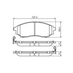 Тормозные колодки Bosch 0 986 494 295 Фото 6