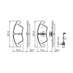 Тормозные колодки Bosch 0 986 494 456 Фото 5