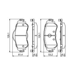 Тормозные колодки Bosch 0 986 494 690 Фото 5