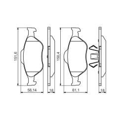 Тормозные колодки Bosch 0 986 495 220 Фото 5