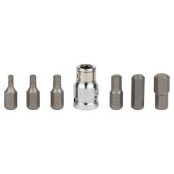 Набор бит Ultra HEX 1/2" 7шт S2 Фото 1