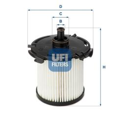 Фильтр топливный UFI 26.074.00 Фото