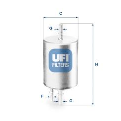 Фильтр топливный UFI 31.831.00 Фото