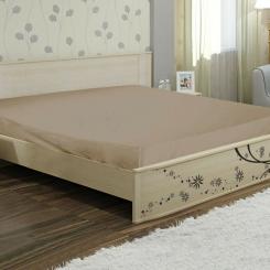 Простынь Ярослав бязь 04 кофе с молоком 220х240 Фото