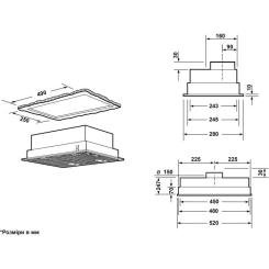 Вытяжка кухонная Interline SWEEP IX A/60/PB Фото 10