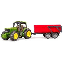 Спецтехника Bruder трактор John Deere 6920 с прицепом Фото