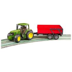 Спецтехника Bruder трактор John Deere 6920 с прицепом Фото 4