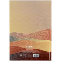 Канцелярская книга Axent Waves А4, 96 аркушів, клітинка, бронзова Фото 3