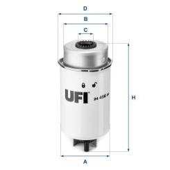 Фильтр топливный UFI 24.456.00 Фото