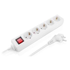 Сетевой фильтр питания REAL-EL RS-Protect M 1.8m, white Фото 5