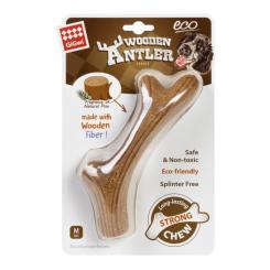Игрушка для собак GiGwi Wooden Antler Ріг жувальний М Фото 1