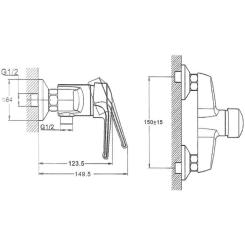 Смеситель Kroner Main-C050 Фото 7