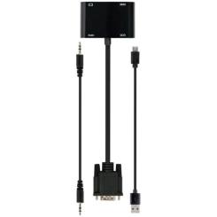 Переходник Cablexpert VGA to HDMI/VGA+audio 3.5mm Фото 2