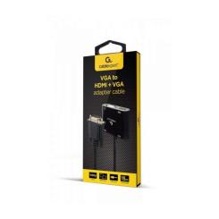 Переходник Cablexpert VGA to HDMI/VGA+audio 3.5mm Фото 4
