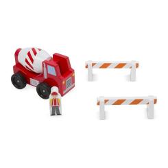 Игровой набор Melissa&Doug Дерев'яний набір "Будівельні машинки" Фото 2