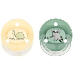 Пустышка Baby-Nova RaccoonTurtle Uni 2 шт Фото