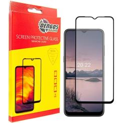 Стекло защитное Dengos Full Glue Nokia G11 black frame Фото
