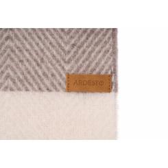Плед Ardesto Leonardo Bianco 140x200см, тауп Фото 9