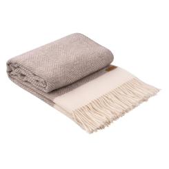 Плед Ardesto Leonardo Bianco 140x200см, тауп Фото 10