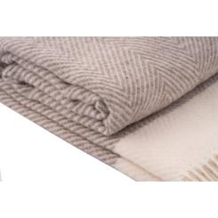 Плед Ardesto Leonardo Bianco 140x200см, тауп Фото 11