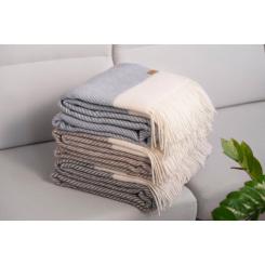 Плед Ardesto Leonardo Bianco 140x200см, тауп Фото 1