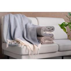 Плед Ardesto Leonardo Bianco 140x200см, тауп Фото 4