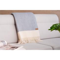 Плед Ardesto Leonardo Bianco 140x200см, тауп Фото 5