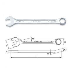 Ключ Toptul комбинированный 33мм Фото 1