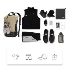 Рюкзак туристический Naturehike водонепроникний NH21FSB04 30л хакі Фото 2