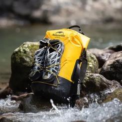 Рюкзак туристический Naturehike водонепроникний NH21FSB04 30л хакі Фото 5