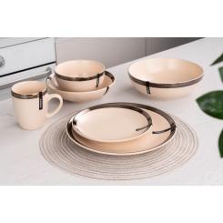 Салатник Ardesto Liguria 22 см Cream Фото 2